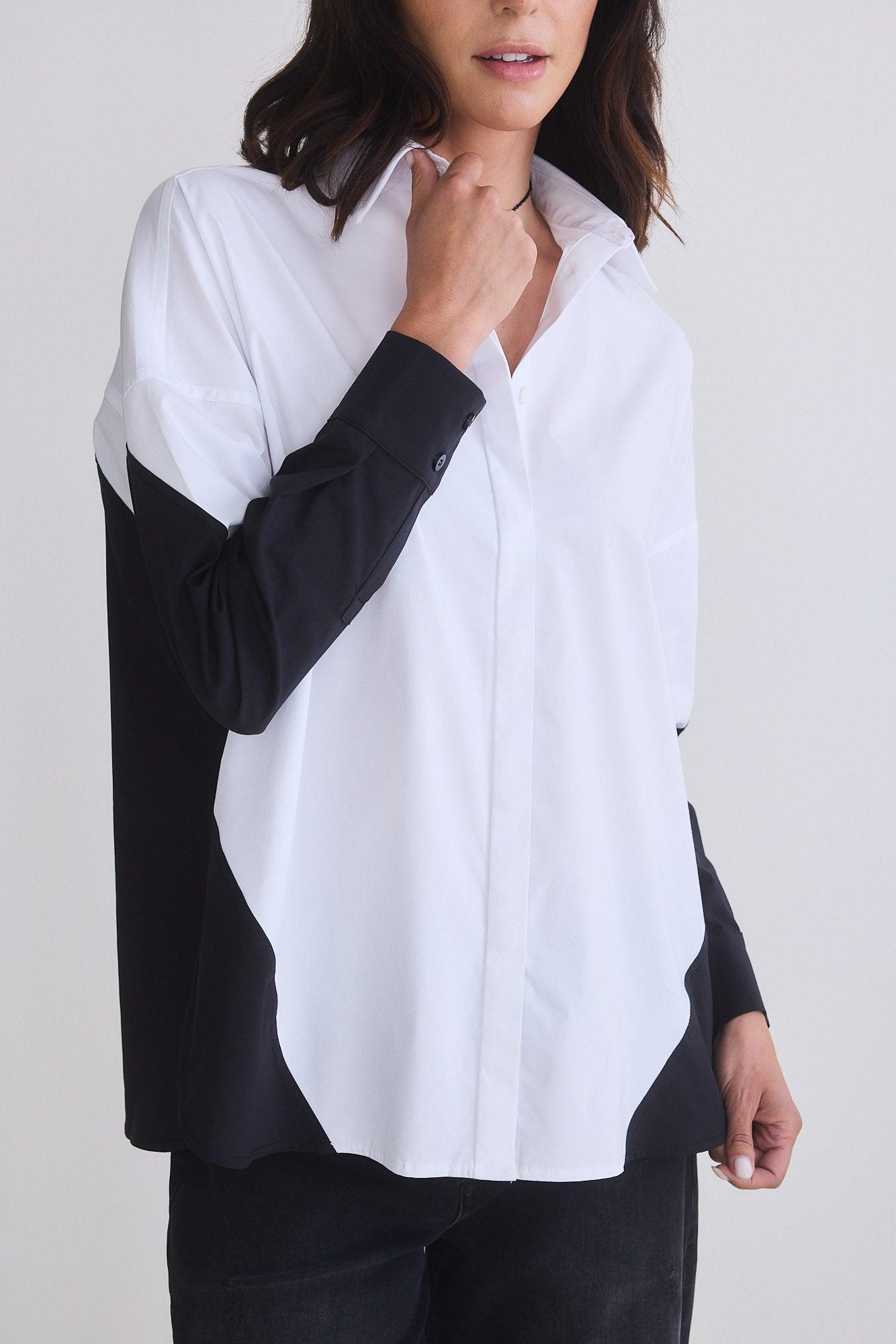 Colorblock Refine Oversized Tunic Product Image