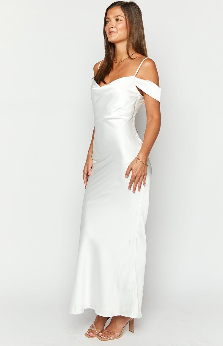 Darby White Maxi Formal Dress Product Image