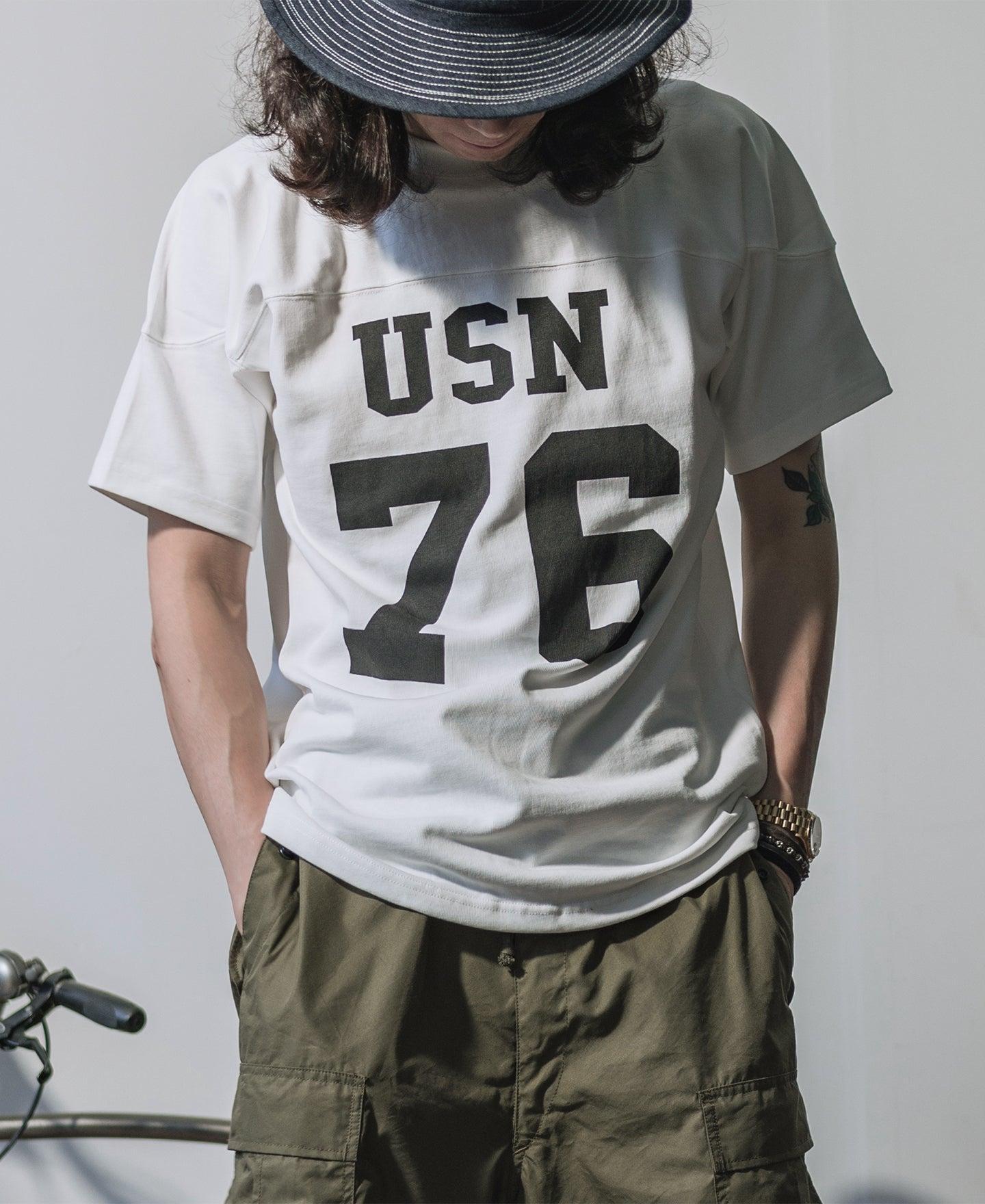 US Naval Football T-Shirt - White Product Image