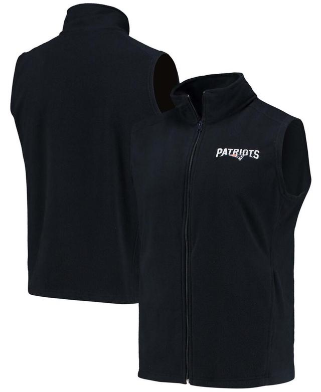 Mens New England Patriots Houston Fleece Full-Zip Vest Blue Product Image