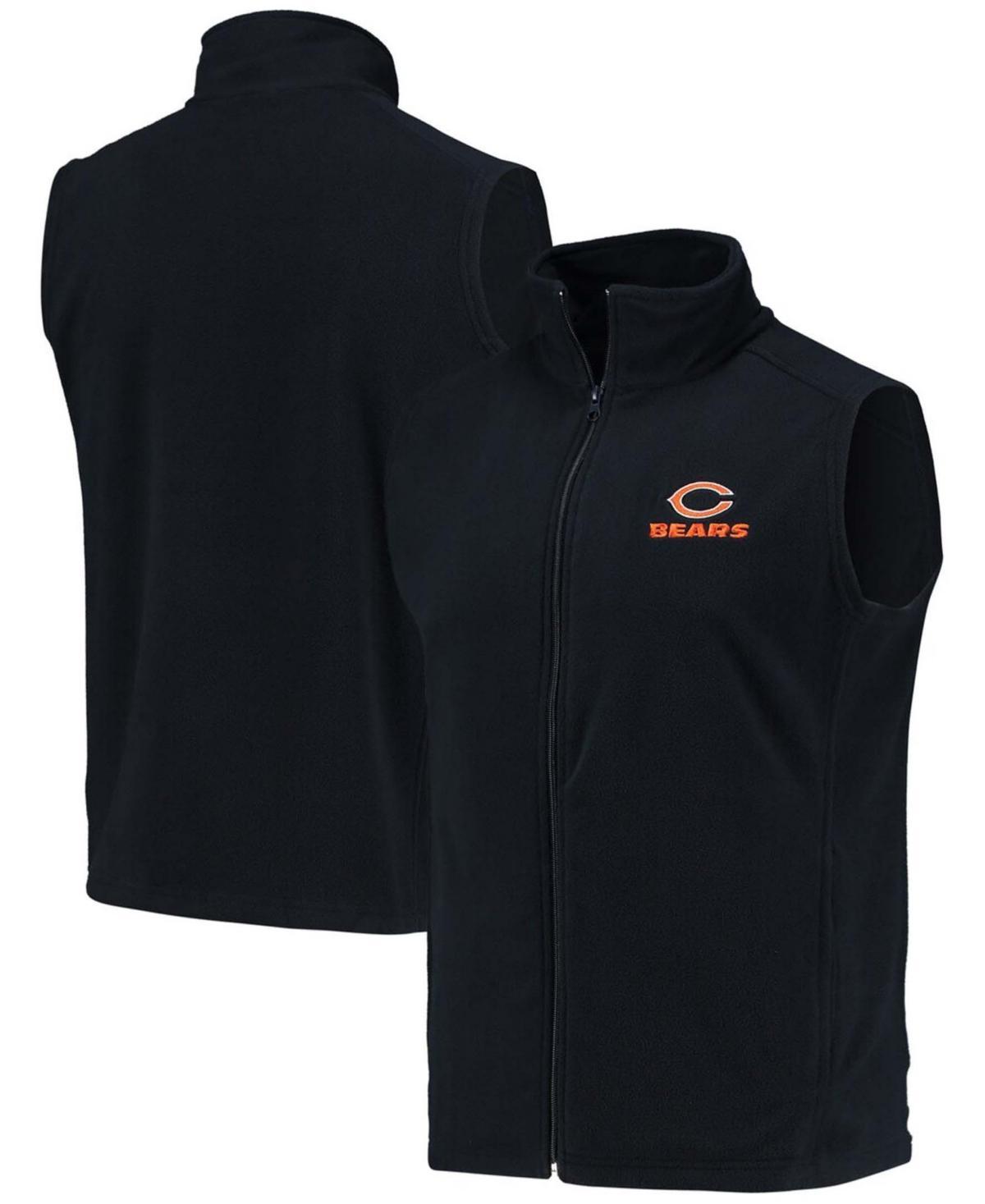 Mens Chicago Bears Houston Fleece Full-Zip Vest Blue Product Image