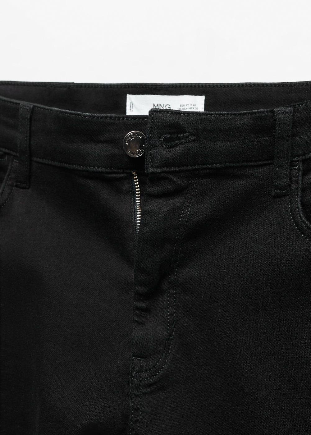 MANGO MAN - Slim fit Ultra Soft Touch Patrick jeans black denimMen Product Image