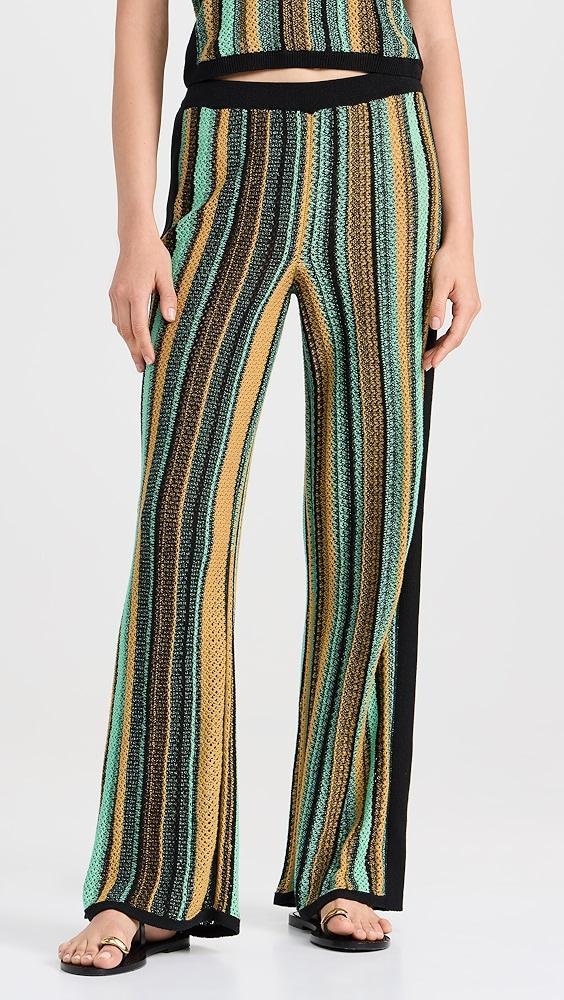 Nation LTD Cher Crochet Stripe Pants | Shopbop Product Image