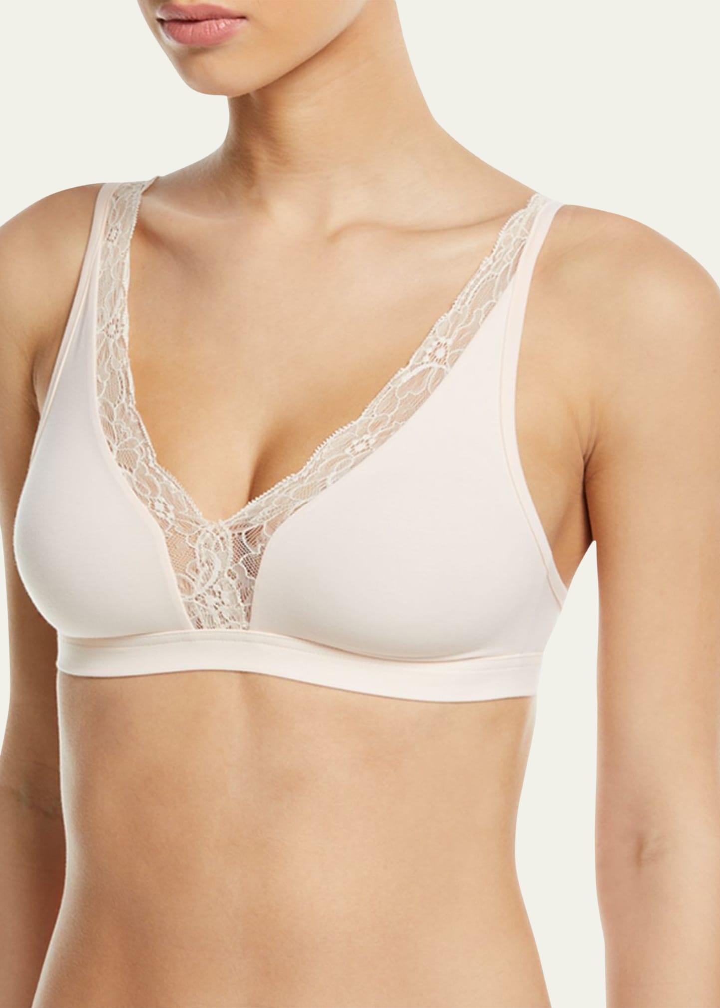 Hanro Cotton Lace Soft Cup Wireless Bra Product Image