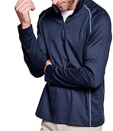 Johnston & Murphy XC4 Quarter Zip Piqu Performance Golf Pullover Product Image