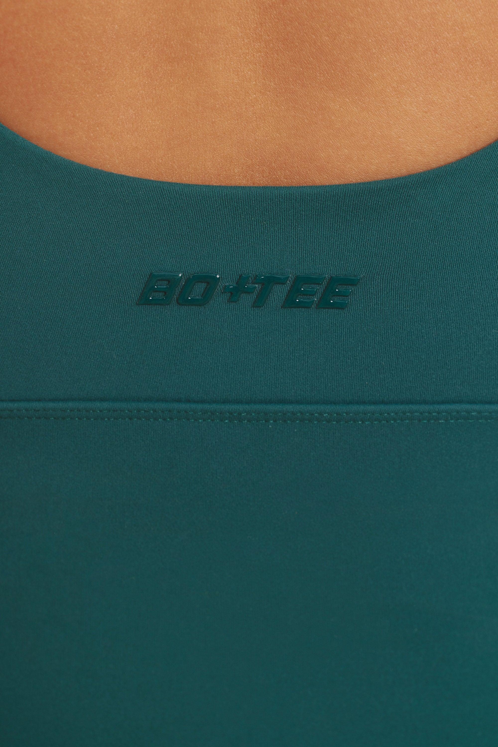 Soft Active V-Neck Tank Top in Jade Green Product Image