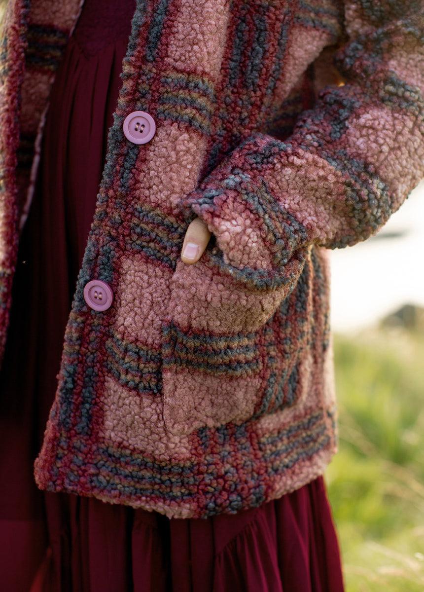 Gertrude Coat in Rose Plaid Product Image