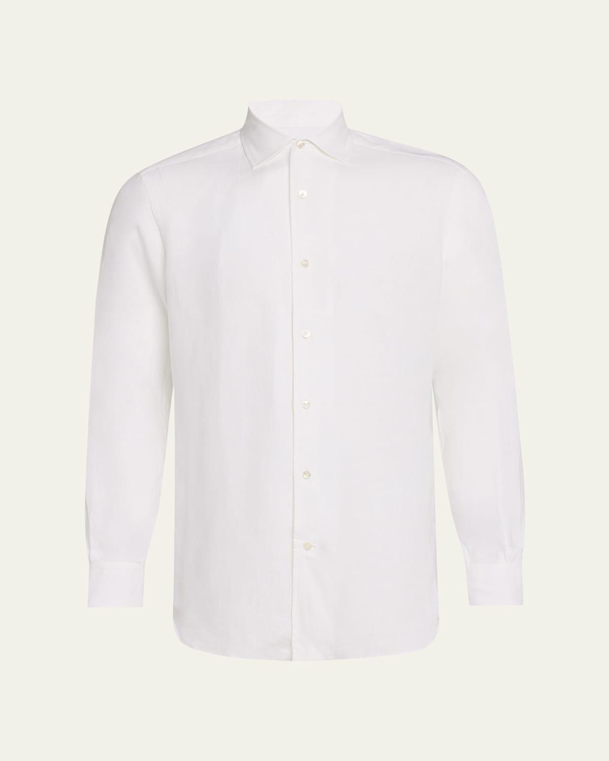 Mens Oasi Lino Casual Button-Down Shirt Product Image