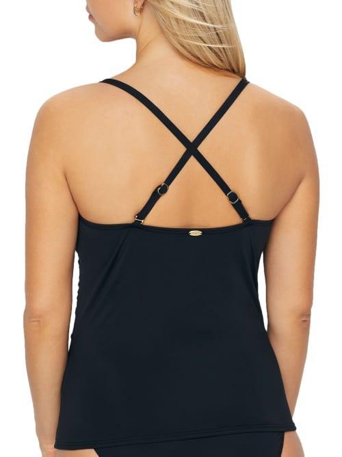 Sunsets Simone Tankini (Black) Women's Swimwear Product Image