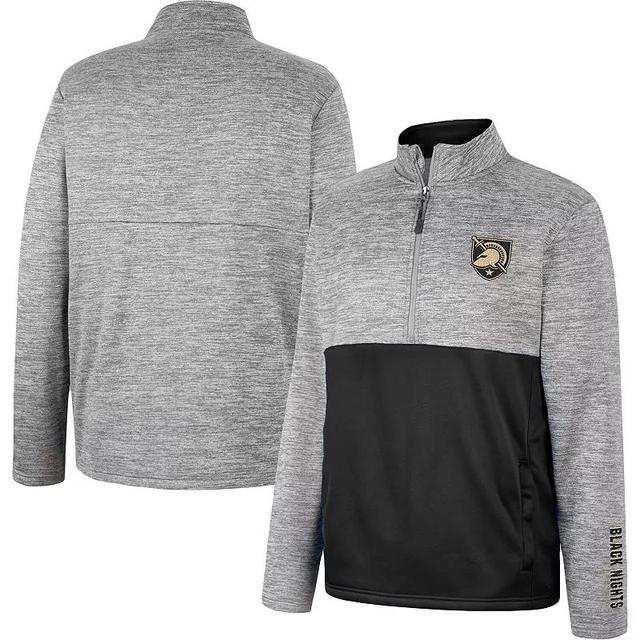 Mens Colosseum Gray Appalachian State Mountaineers John Half-Zip Jacket Product Image