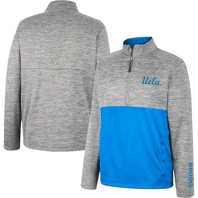 Mens Colosseum Gray UCLA Bruins John Half-Zip Jacket Product Image