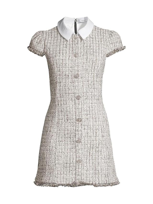 Womens Riello Cotton Tweed Minidress Product Image