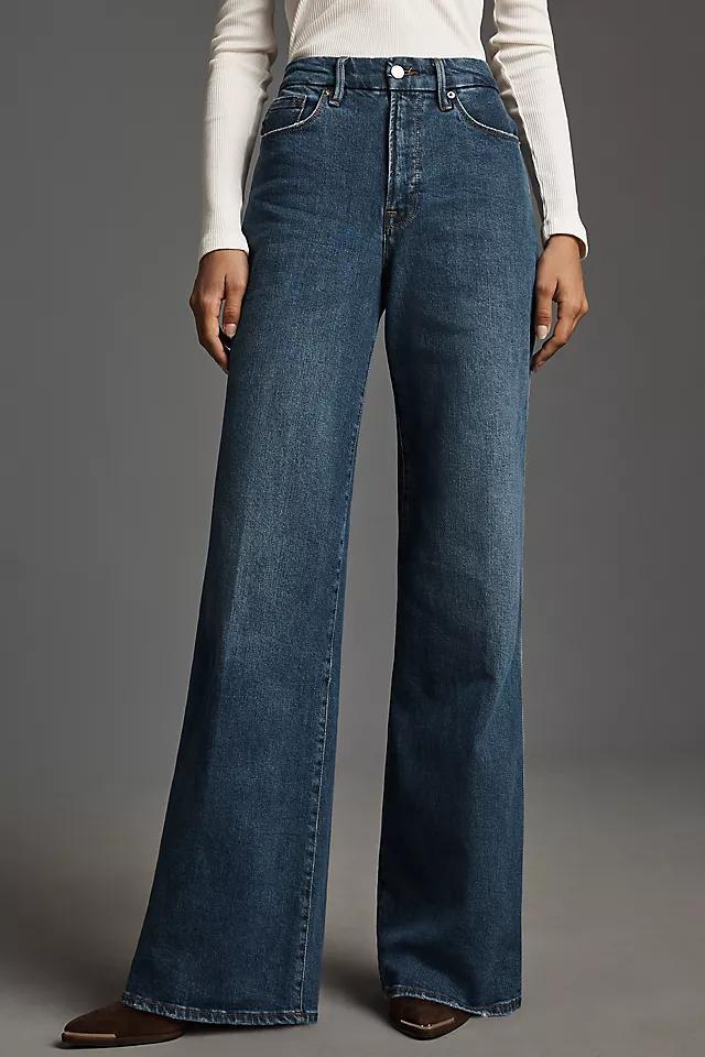 Good American Good Skate High-Rise Wide-Leg Jeans Product Image