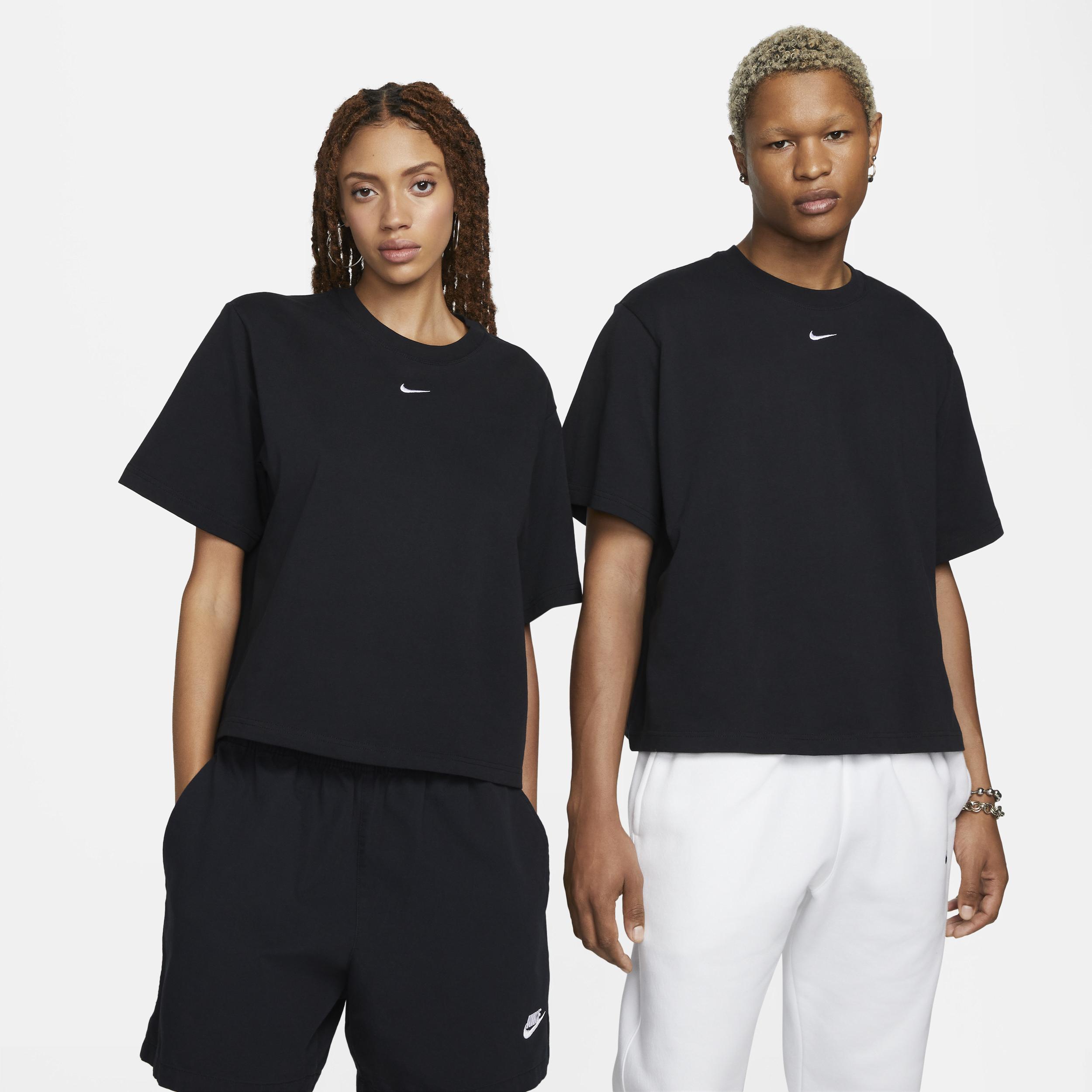 Nike Womens Nike NSW Boxy T-Shirt - Womens Black/Black Product Image