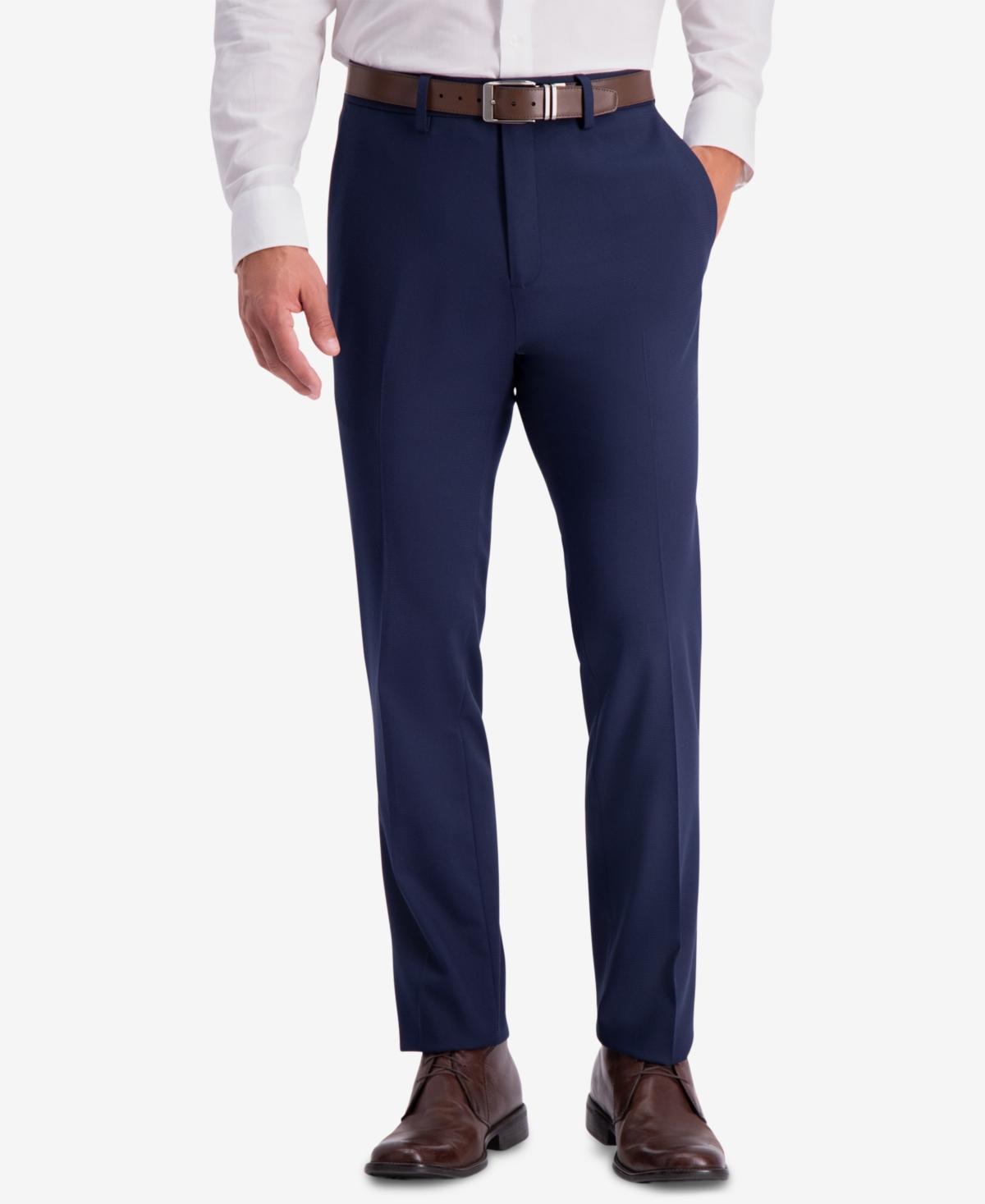 Kenneth Cole Reaction Mens Slim-Fit Shadow Check Dress Pants Product Image