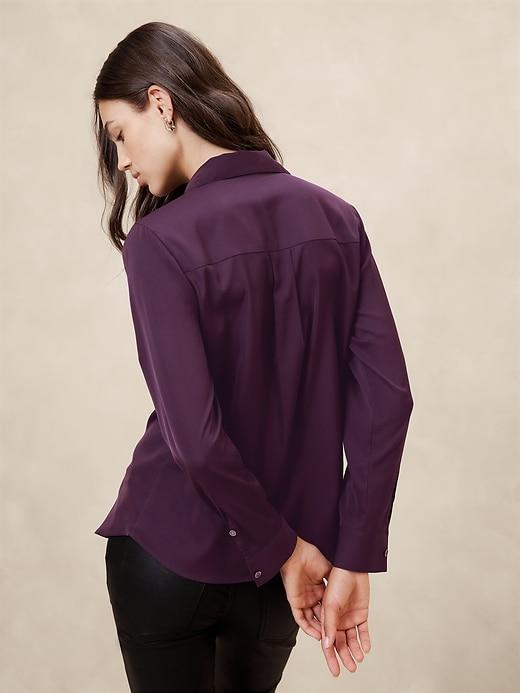 Tuxedo-Front Blouse Product Image