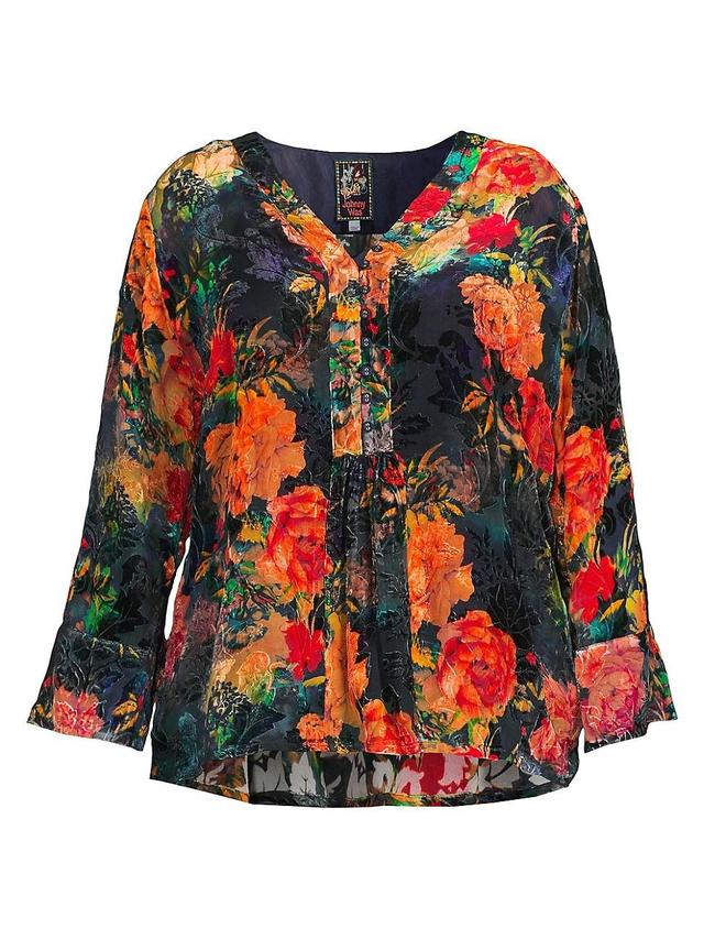 Womens Botina Burnout Blouse Product Image