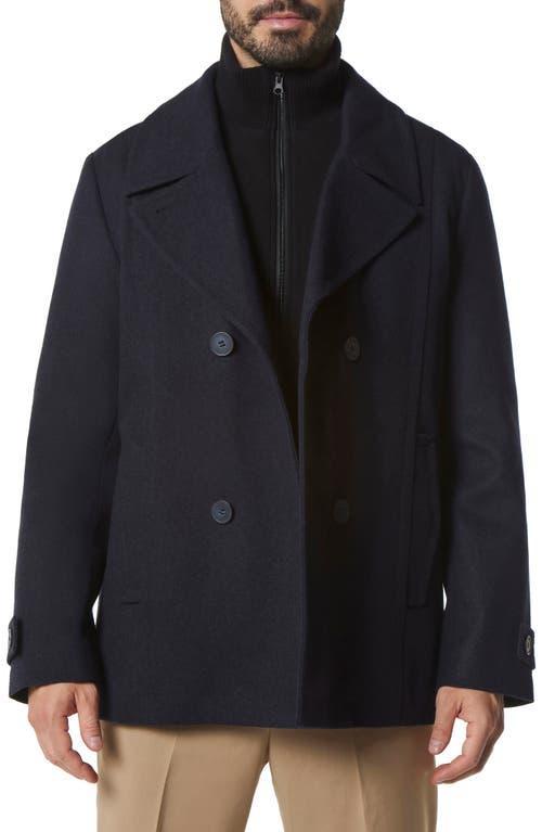 Marc New York Men's Danton Button-Front Wool Peacoat Product Image