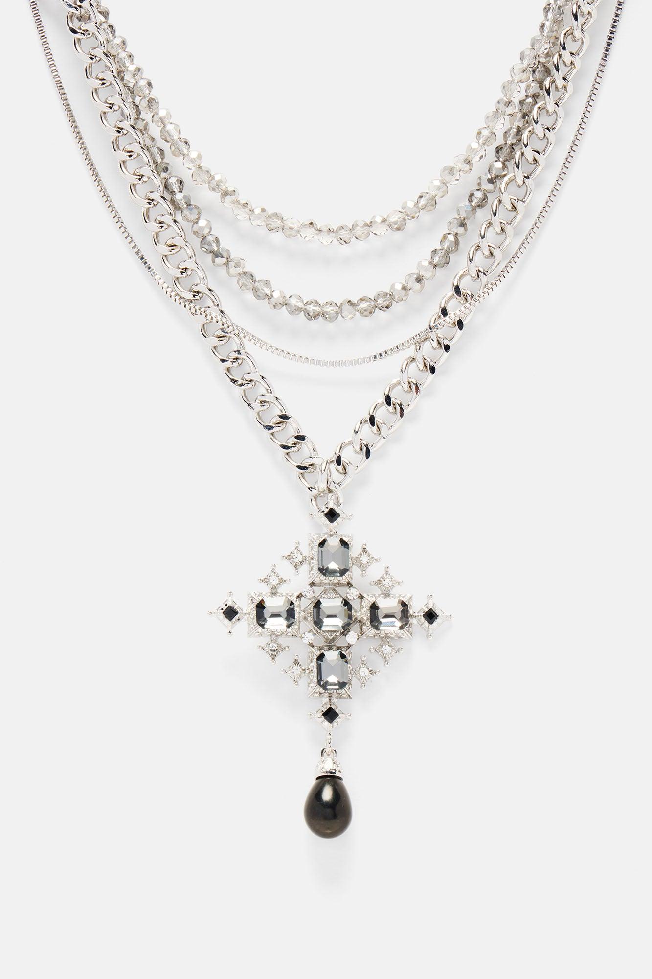 Guided By Faith Necklace - Silver Product Image