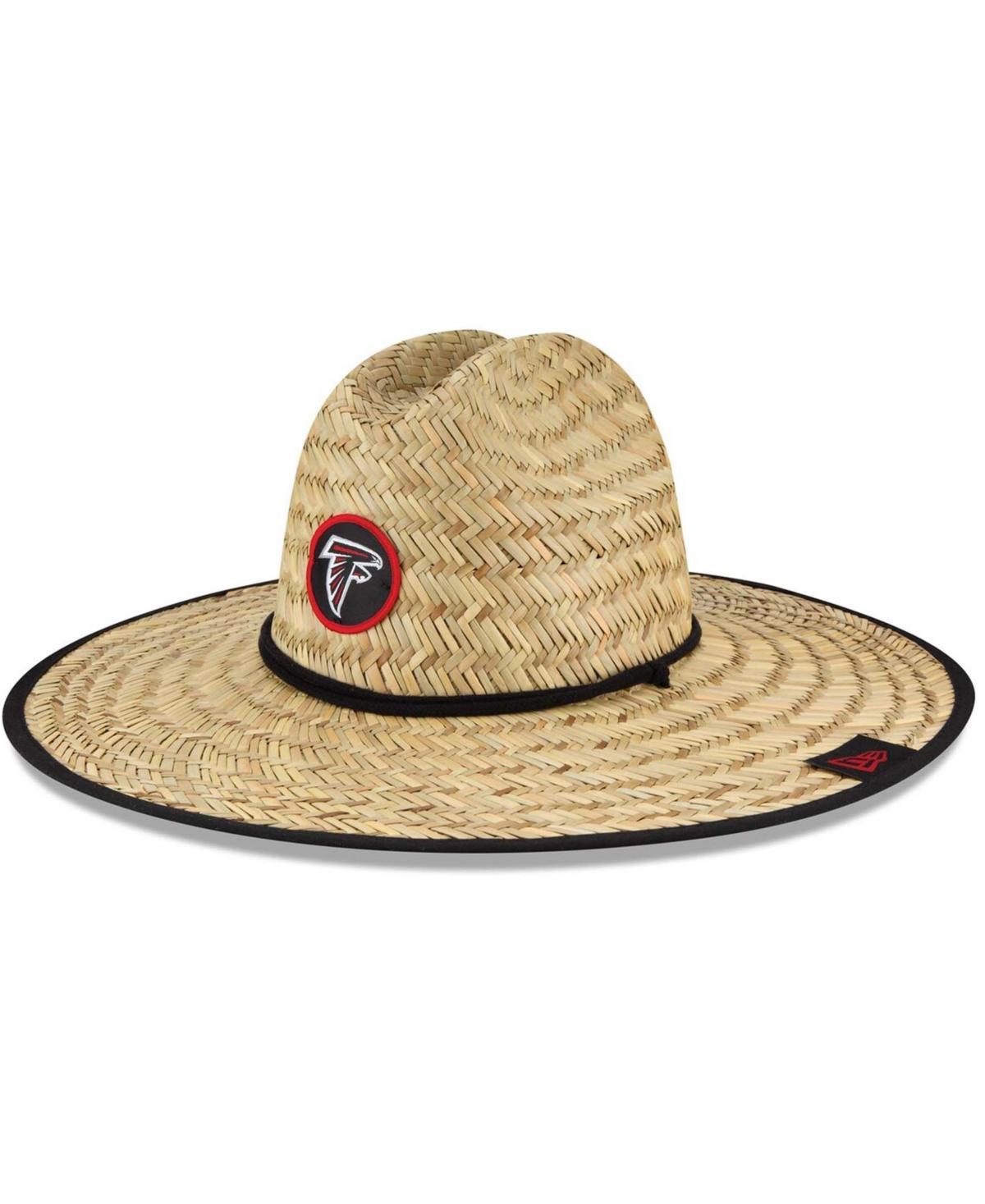 Mens New Era Natural Atlanta Falcons NFL Training Camp Official Straw Lifeguard Hat Product Image