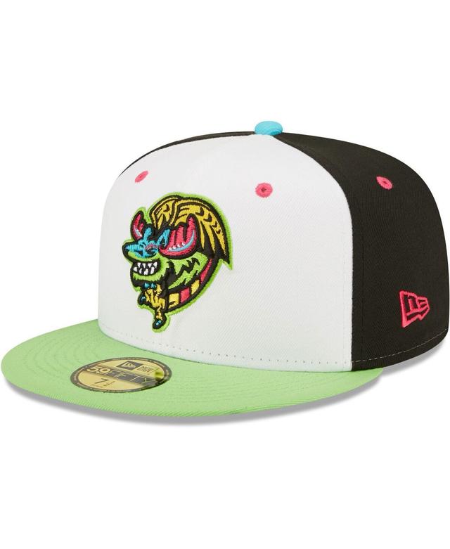 Mens New Era White Alebrijes de Modesto Copa De La Diversion 59FIFTY Fitted Hat - White Product Image