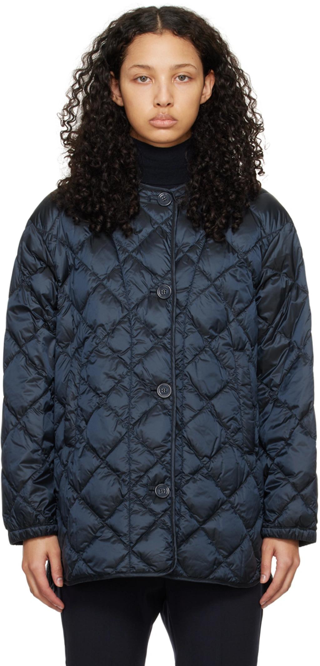 Csoft Quilted Jacket - The Cube In Blu_notte Product Image