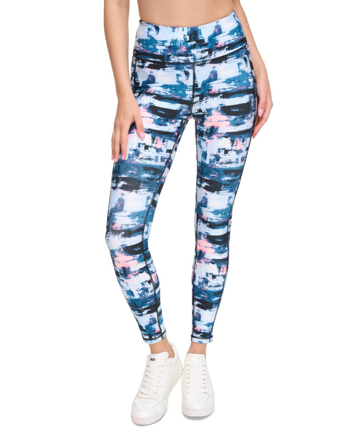 Dkny Sport Womens Printed Standout High-Waist 7/8 Leggings Product Image