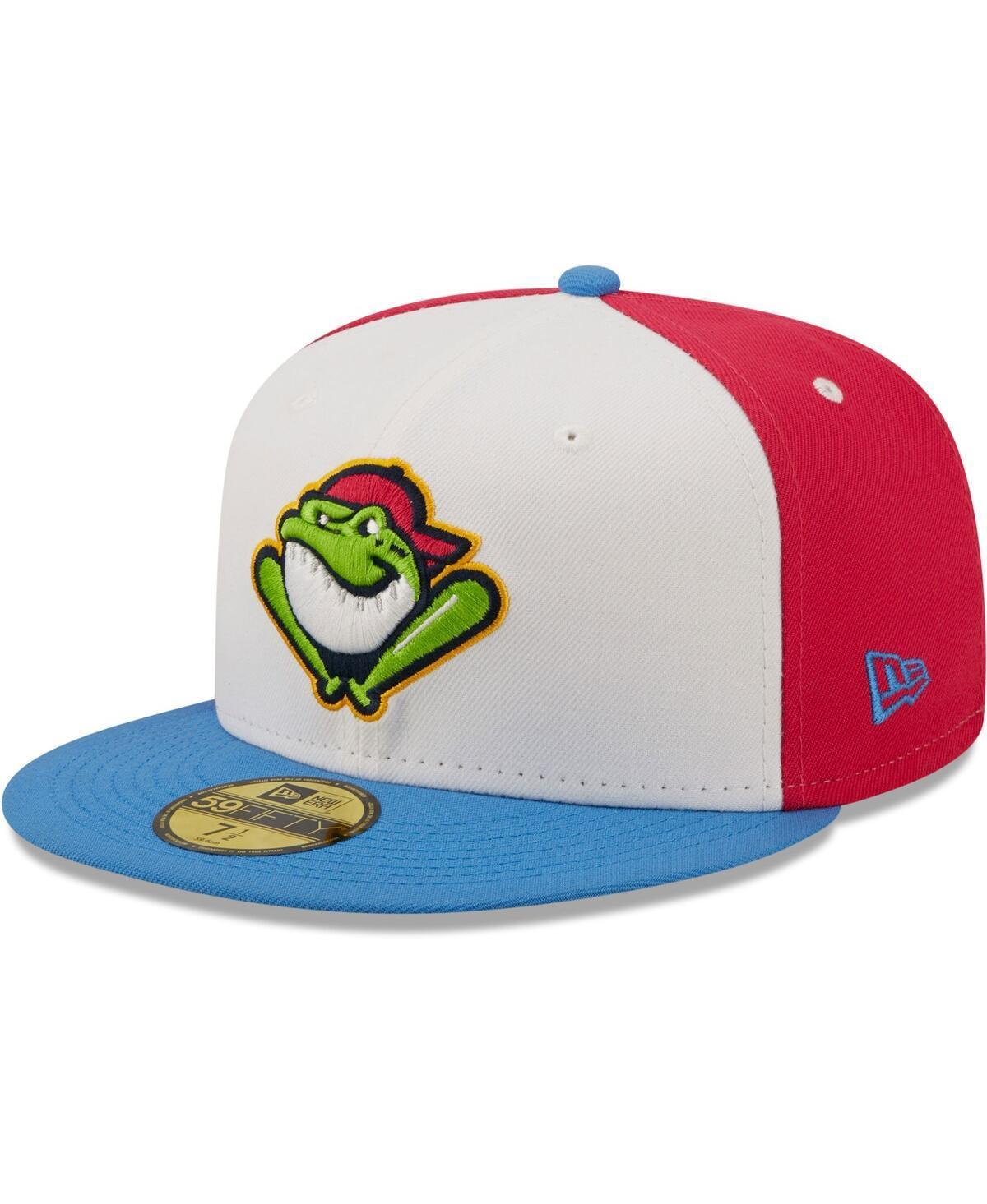 Mens New Era White Ranas de Rio Copa De La Diversion 59FIFTY Fitted Hat - White Product Image