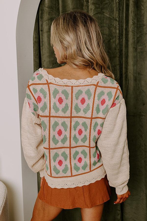 Boho Feels Knit Cardigan Product Image