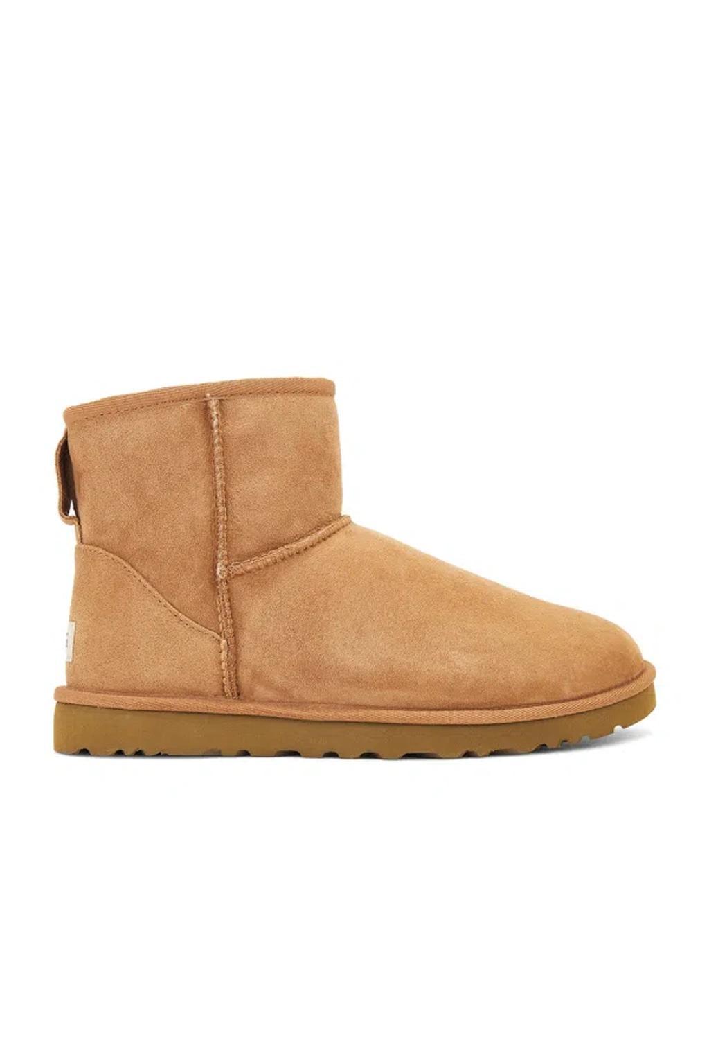 UGG Suede Mini Boots In Brown Product Image