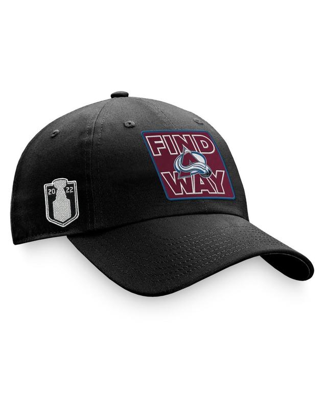 Mens Fanatics Black Colorado Avalanche 2022 Stanley Cup Champions Hometown Adjustable Hat Product Image