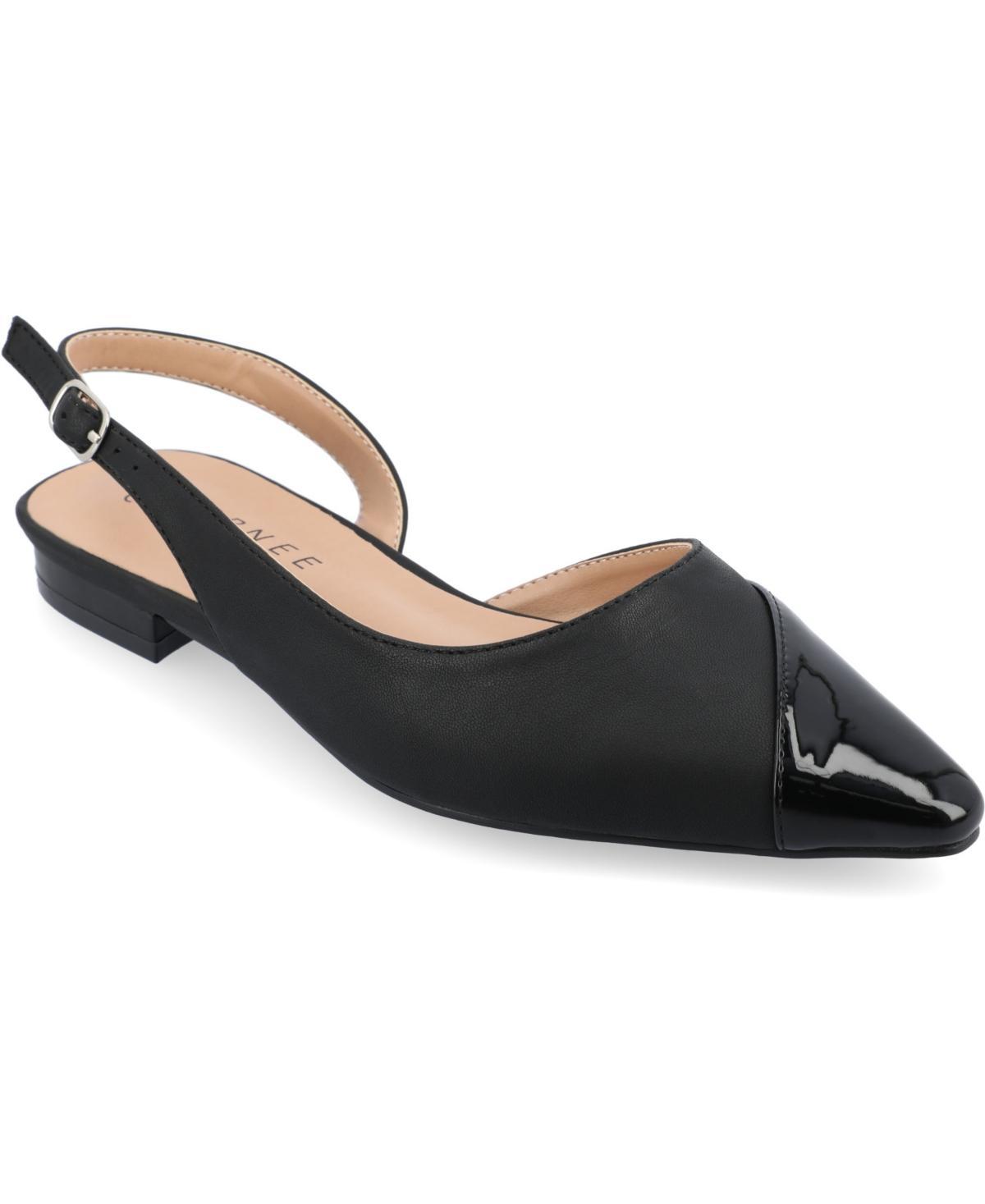 Journee Collection Womens Daphnne Slingback Pointed Toe Flats Product Image