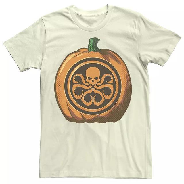 Mens Marvel Hydra Symbol Halloween Pumpkin Tee Product Image