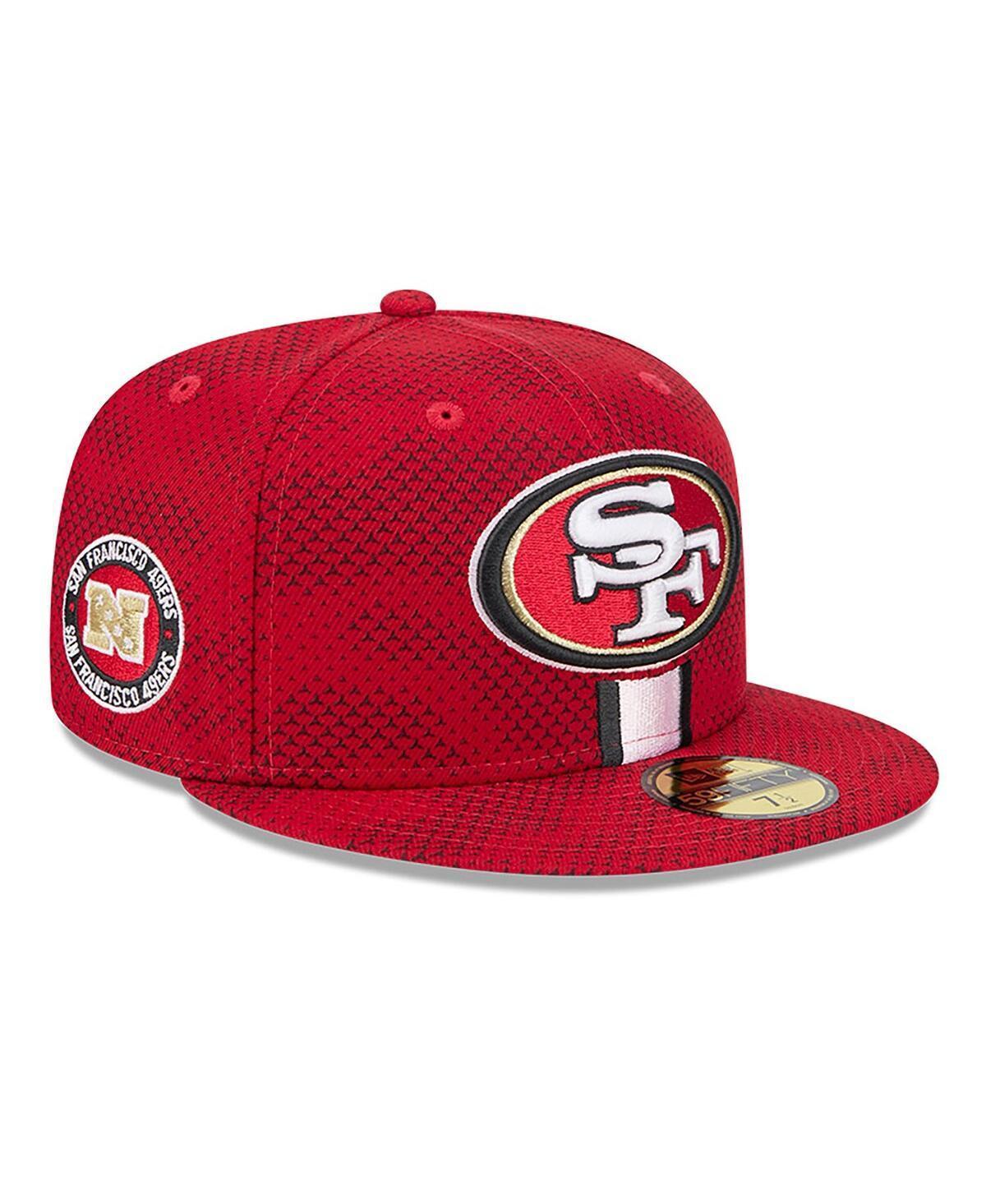 New Era Mens Scarlet San Francisco 49ers 2024 Sideline 59FIFTY Fitted Hat Product Image