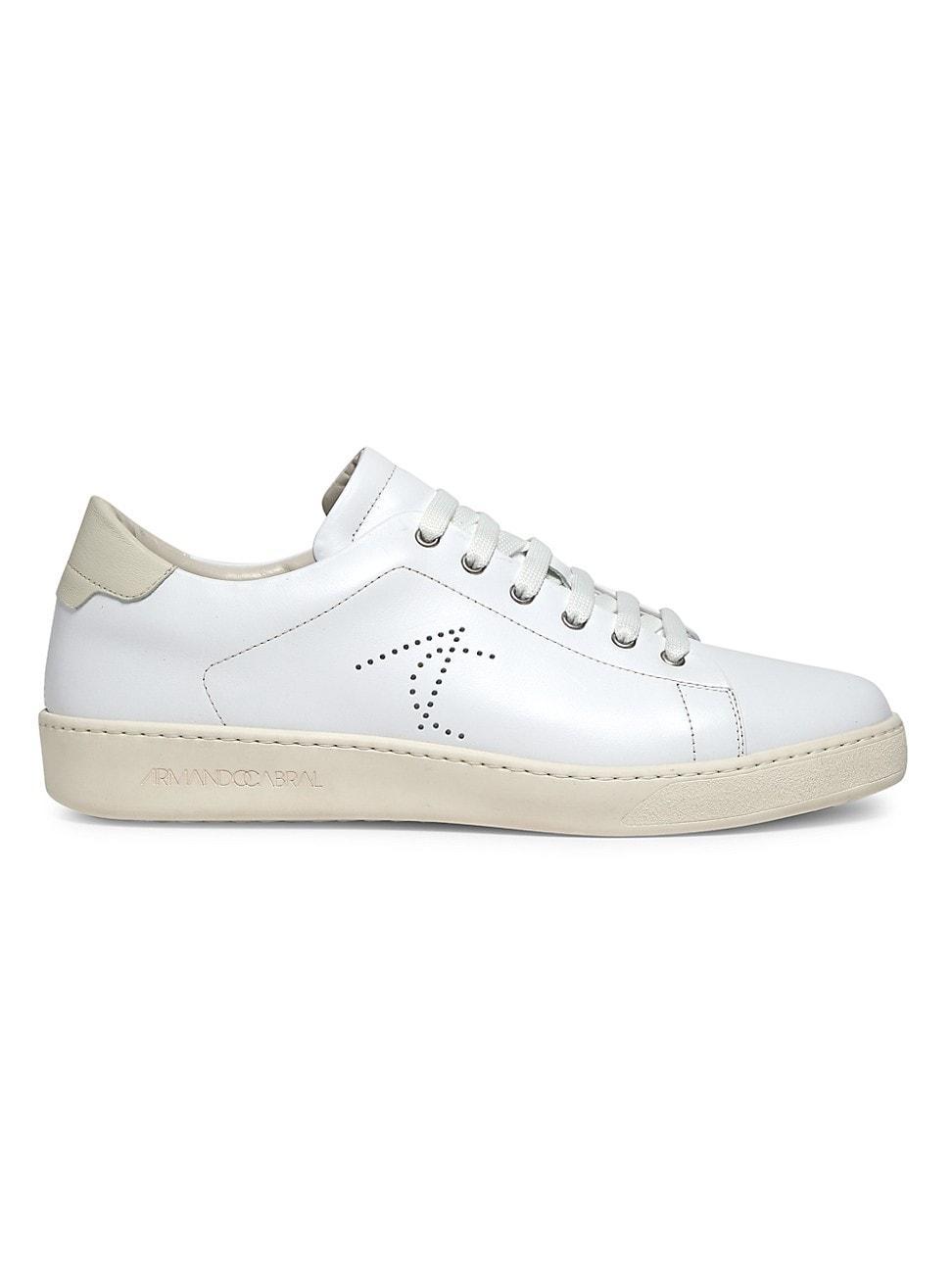 Mens Bamako Logo Leather Low-Top Sneakers Product Image