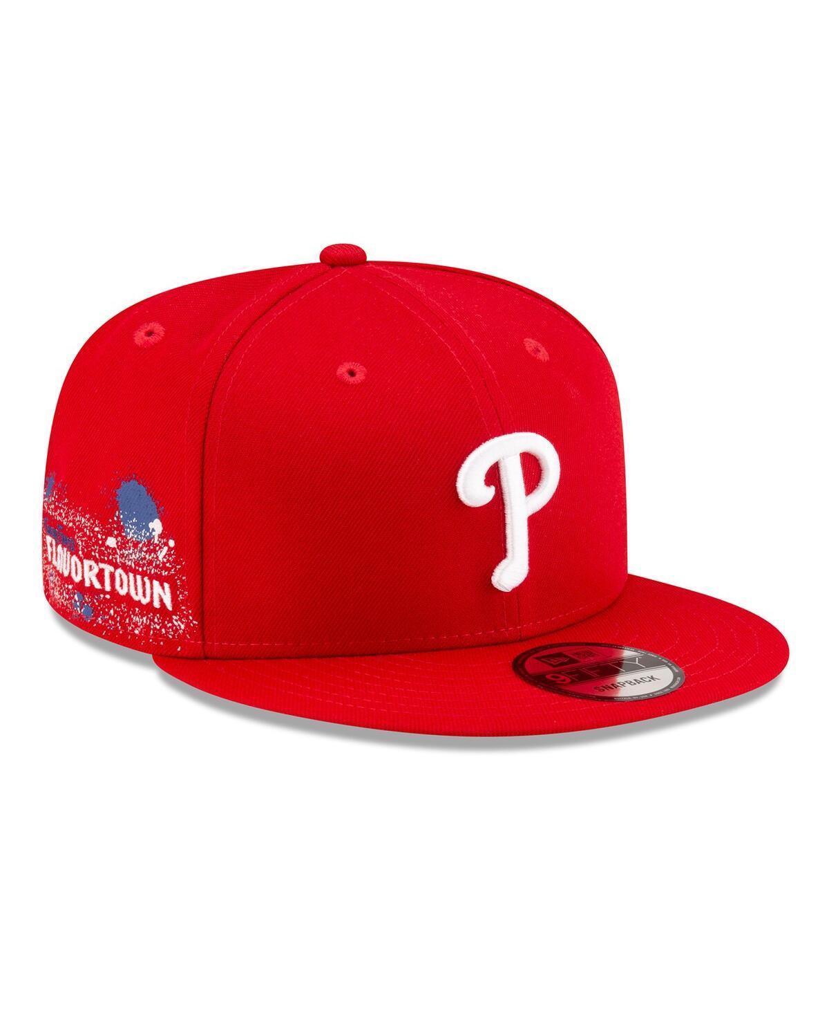 Guy Fieris Flavortown x Mlb Mens Red Philadelphia Phillies 9FIFTY Snapback Hat Product Image