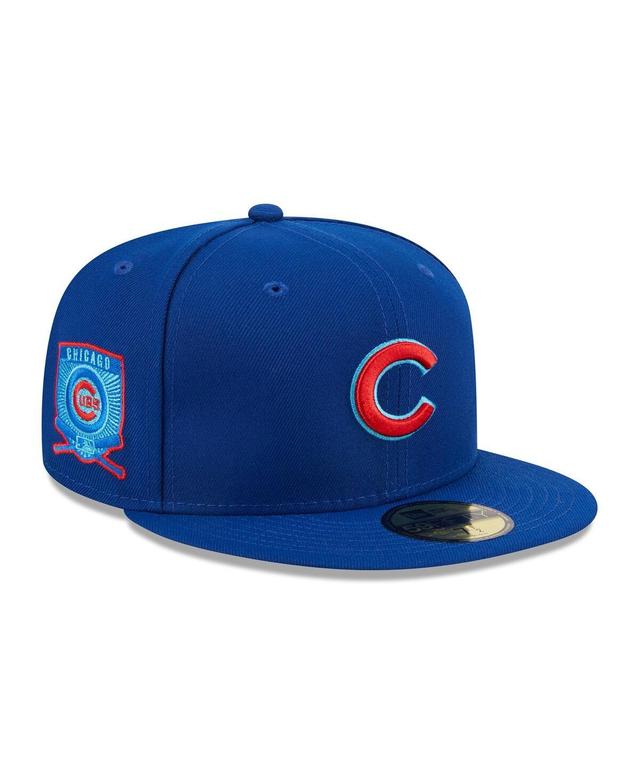 Mens New Era Royal Chicago Cubs 2023 MLB Fathers Day On-Field 59FIFTY Fitted Hat Product Image