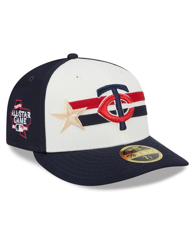 Mens New Era Cream/Navy Minnesota Twins 2024 MLB All-Star Game Workout Low Profile 59FIFTY Fitted Hat Product Image