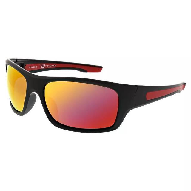 Mens Tek Gear 64mm Wrap Sport Polarized Sunglasses Product Image