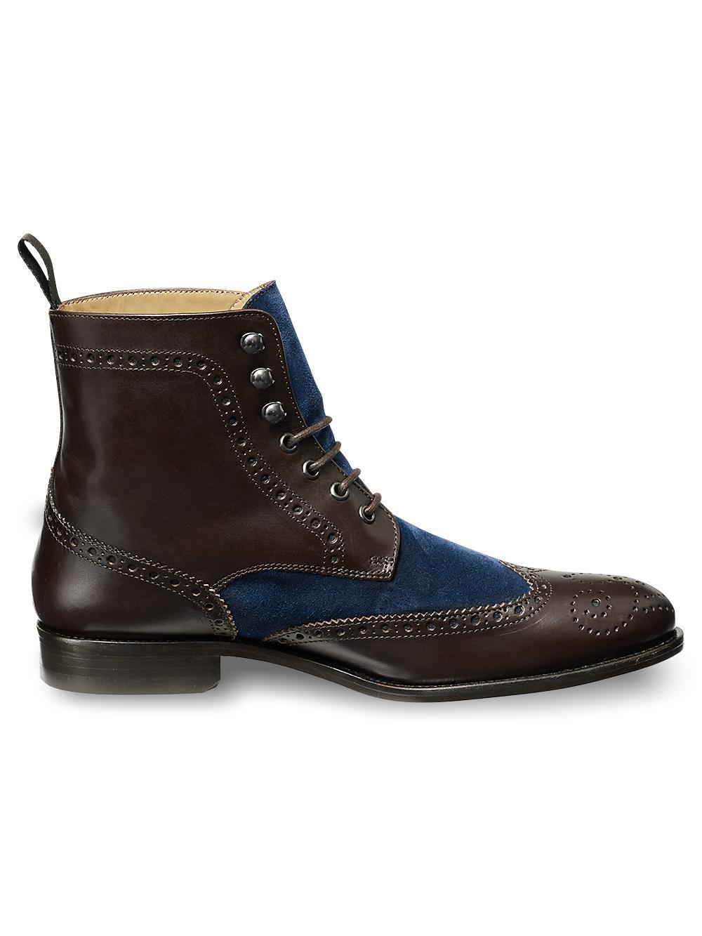 Robert Boot - Brown/navy Product Image