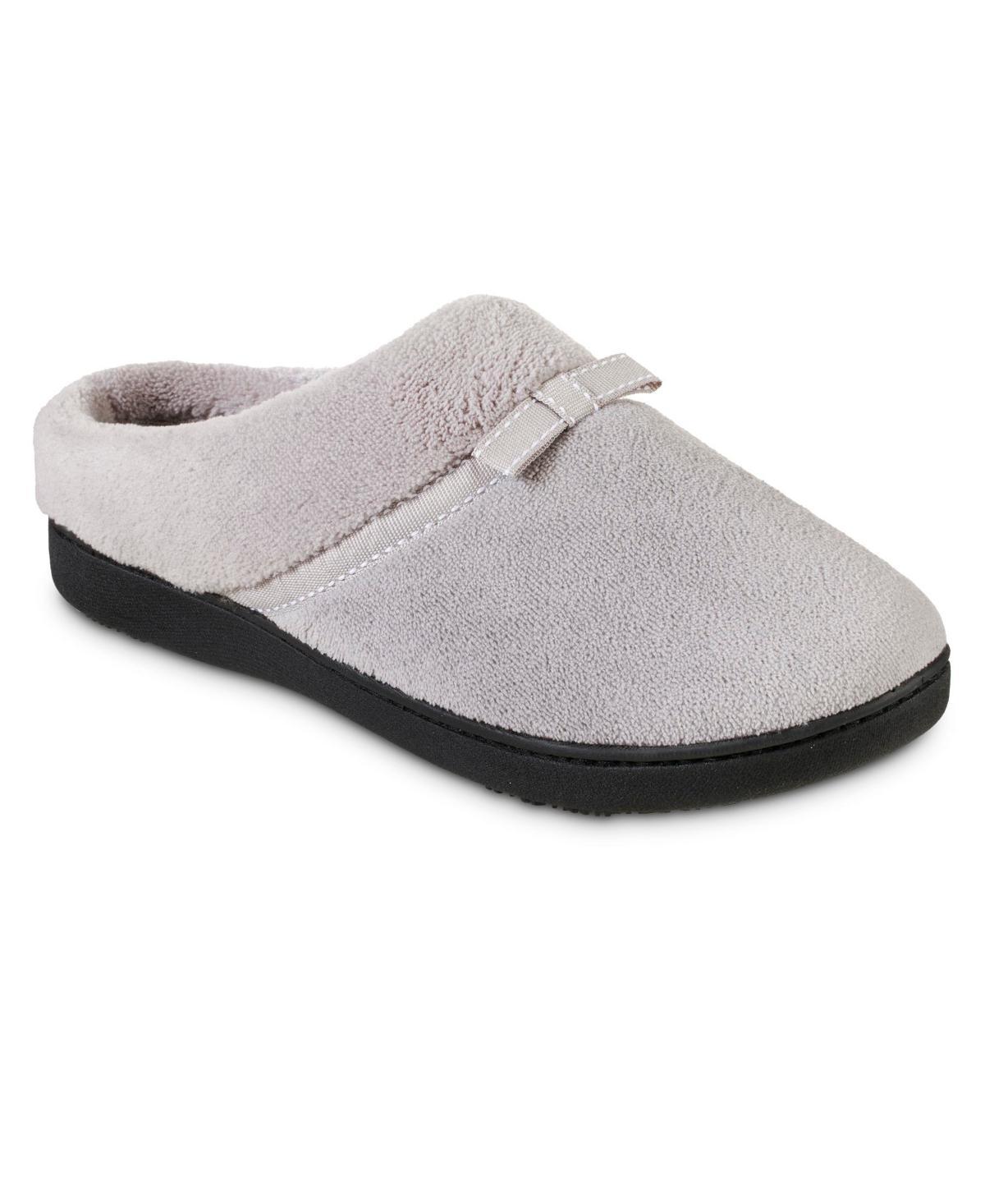 Isotoner Signature Womens Micro Terry Milly Hoodback Slipper Product Image