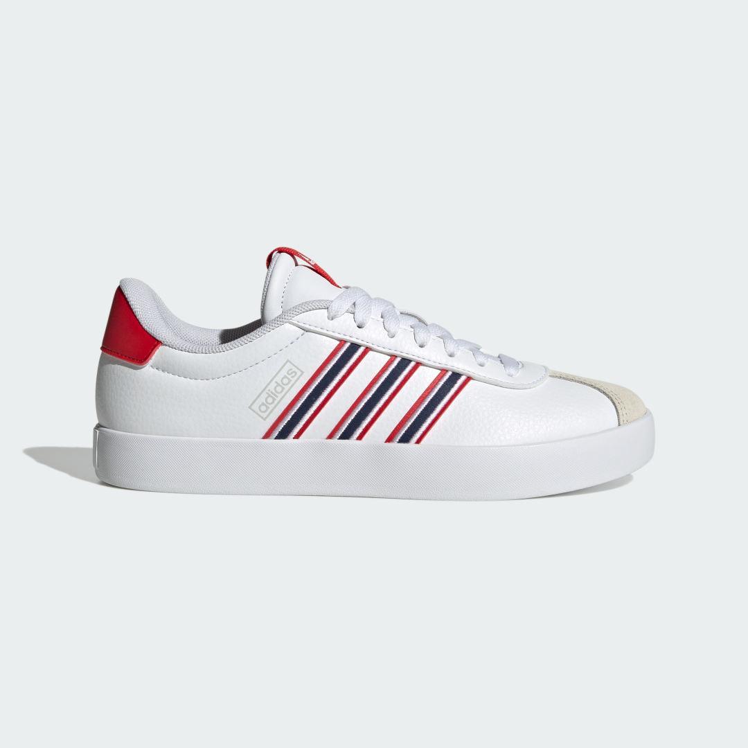 adidas VL Court 3.0 Shoes Off White 5 Womens Product Image