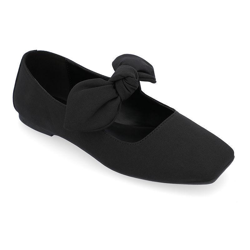 Journee Collection Womens Seralinn Bow Flats Womens Shoes Product Image