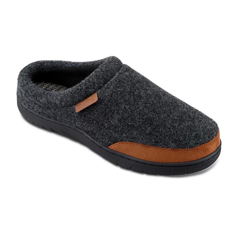 Mens Wembley Felt Clog Slippers Grey Product Image