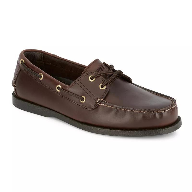 Dockers Vargas Mens Leather Boat Shoes Red Product Image