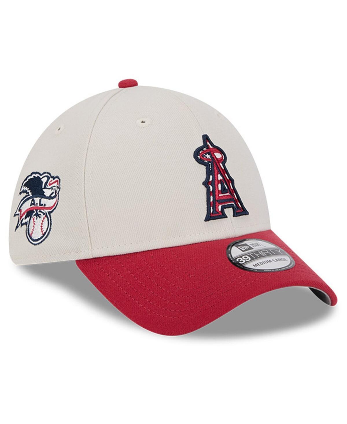 New Era Mens Red Los Angeles Angels 2024 Fourth of July 39THIRTY Flex Hat Product Image