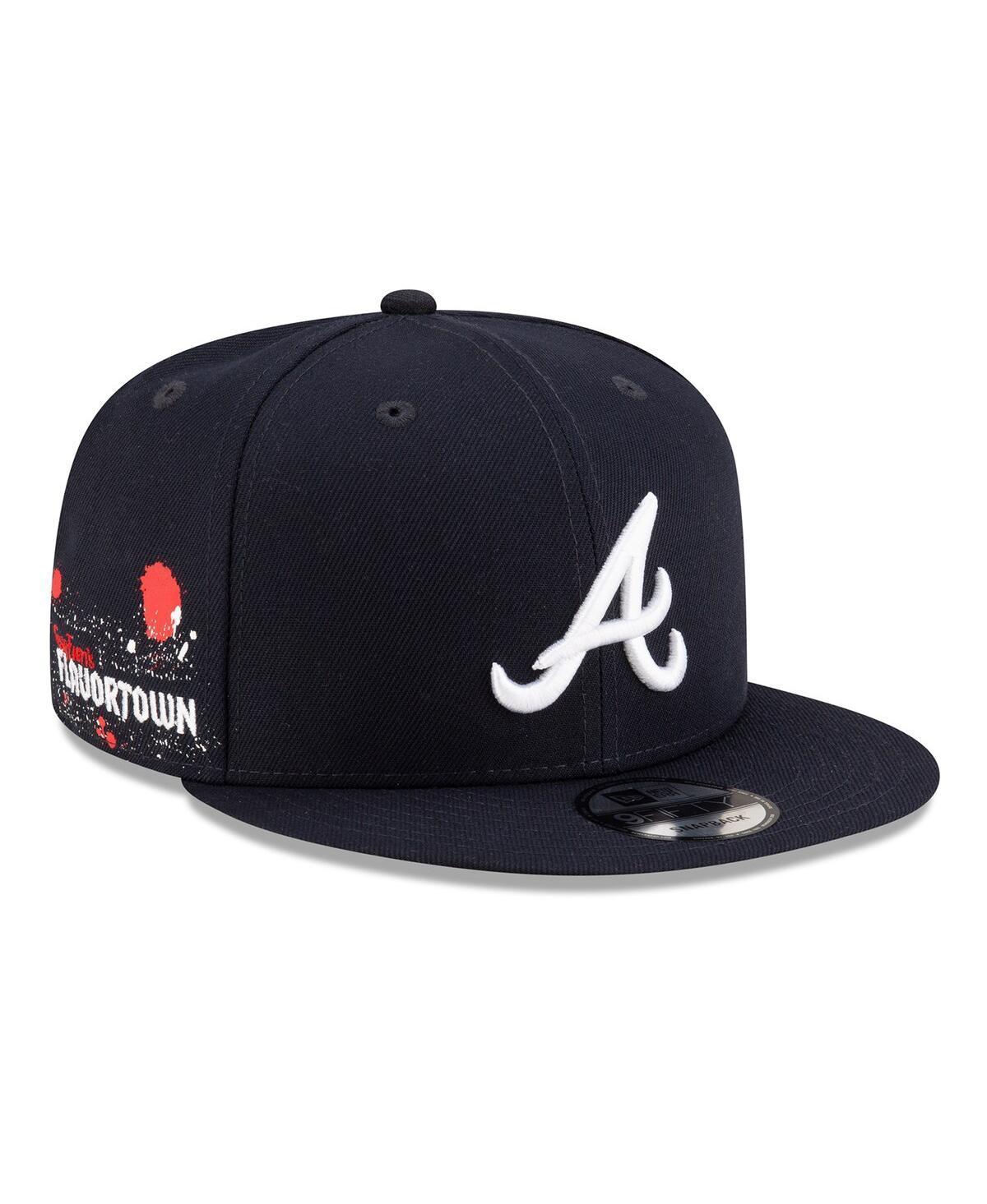 Guy Fieris Flavortown x Mlb Mens Navy Atlanta Braves 9FIFTY Snapback Hat Product Image