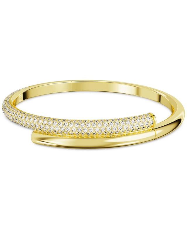 Womens Dextera Goldtone & Crystal Pav Bangle Product Image