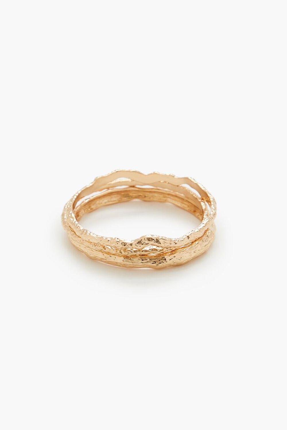 Hammered Bangle Bracelet Set | Forever 21 Product Image