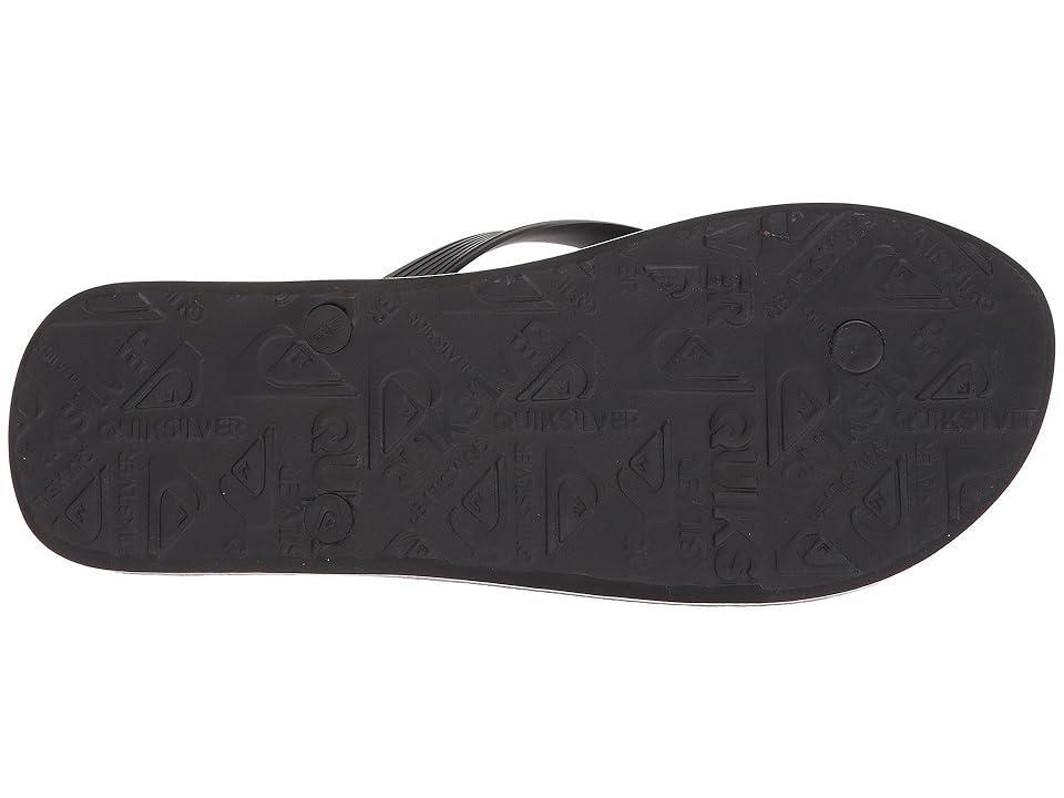 Quiksilver Mens Molokai Flip Flops - Black/black Product Image